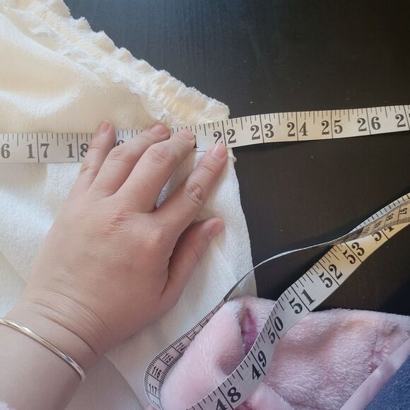 MNG Mango Ivory Casual Dress Size Medium - Picture 6 of 9